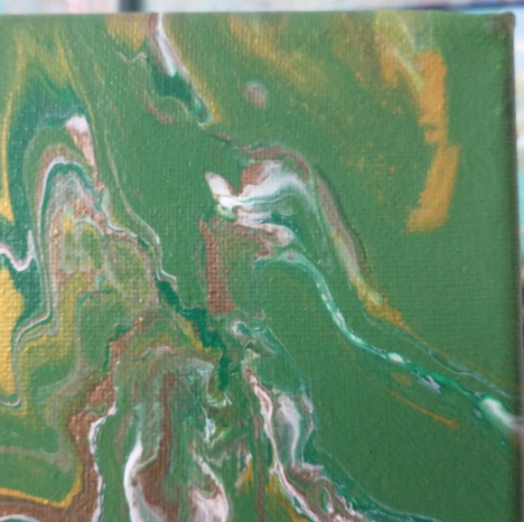 'EARTH VIBRATIONS' Original Acrylic Painting 2023, DESIGNS BY SANDY 9"x12" - Picture 3 of 15